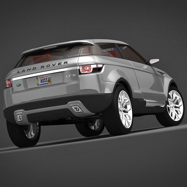land rover lrx concept 3d model - Land Rover LRX Concept (2008) by NesAn Studio