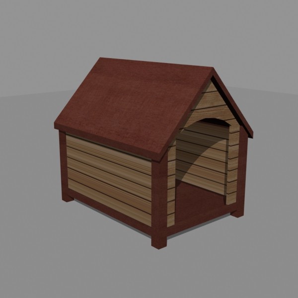 3ds max dog kennel - Dog Kennel by mostlysquare
