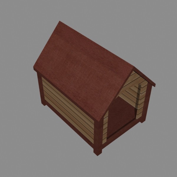 3ds max dog kennel - Dog Kennel by mostlysquare