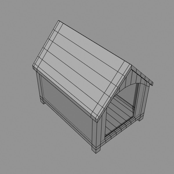 3ds max dog kennel - Dog Kennel by mostlysquare