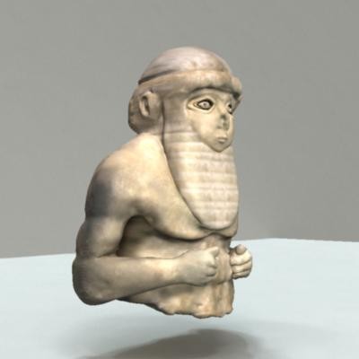 babylonian torso 3d model - Torso by iaio82