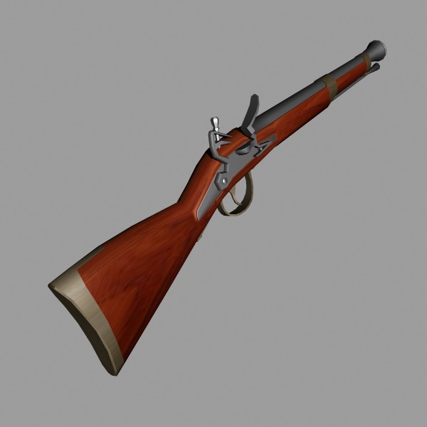 3d firearms rifle - Blunderbuss by mostlysquare