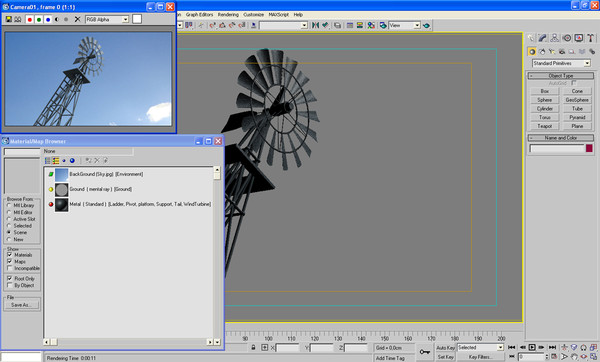 traditional windmill american 3d model - Windmill by POPA_3D