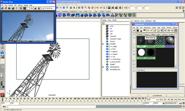traditional windmill american 3d model - Windmill by POPA_3D