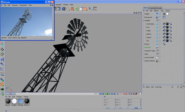 traditional windmill american 3d model - Windmill by POPA_3D