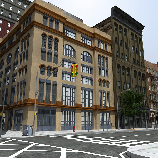 3d newyork city downtown - Newyork Style 2 by Imagework