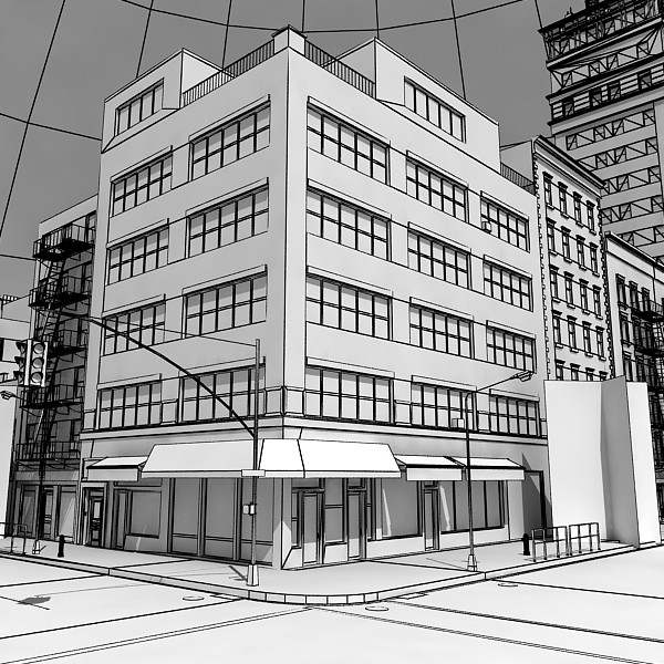 3d newyork city downtown - Newyork Style 2 by Imagework