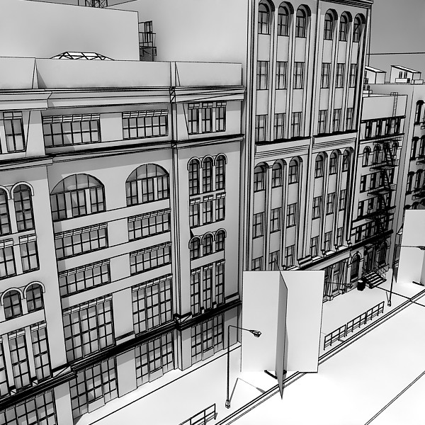 3d newyork city downtown - Newyork Style 2 by Imagework