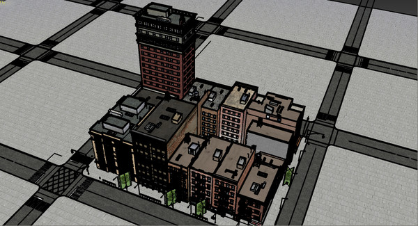 3d newyork city downtown - Newyork Style 2 by Imagework