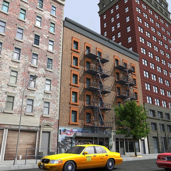 3d newyork city downtown - Newyork Style 2 by Imagework
