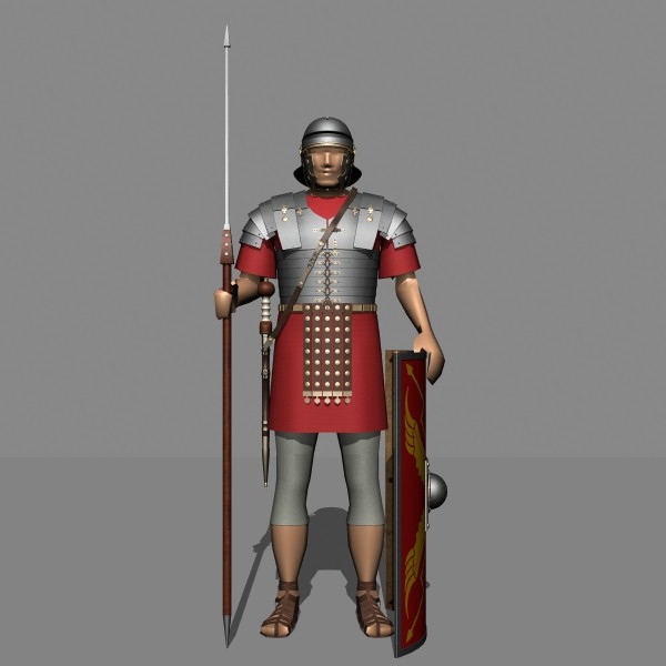 roman legionary obj - Roman Legionary by mostlysquare