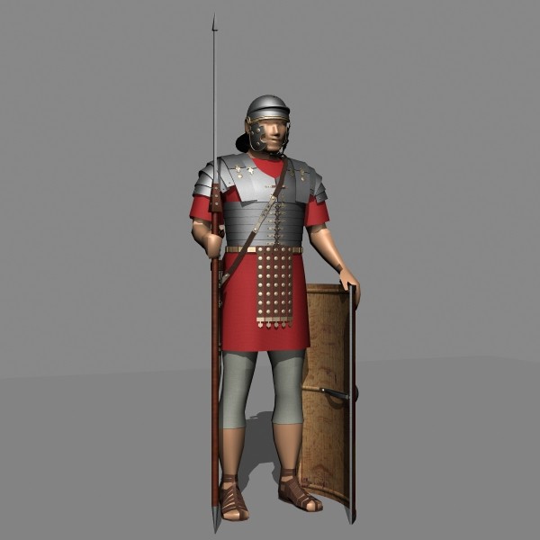 roman legionary obj - Roman Legionary by mostlysquare