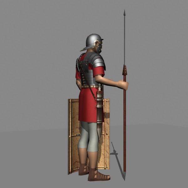 roman legionary obj - Roman Legionary by mostlysquare