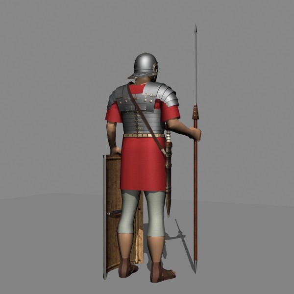 roman legionary obj - Roman Legionary by mostlysquare