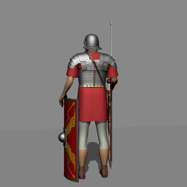 roman legionary obj - Roman Legionary by mostlysquare