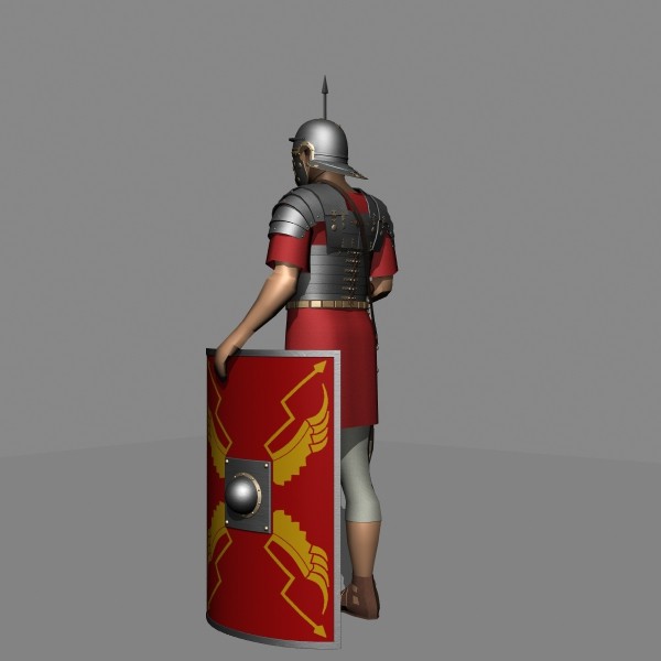 roman legionary obj - Roman Legionary by mostlysquare