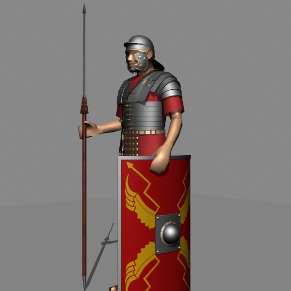 roman legionary obj - Roman Legionary by mostlysquare