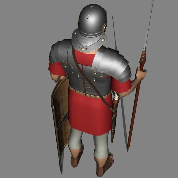 roman legionary obj - Roman Legionary by mostlysquare