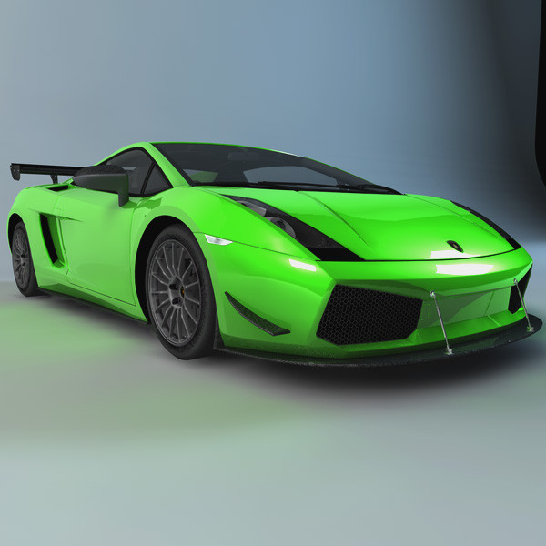 3dsmax lamborghini gallardo superleggera 2008 - Lamborghini Gallardo Superleggera 2008 by TiRex3D
