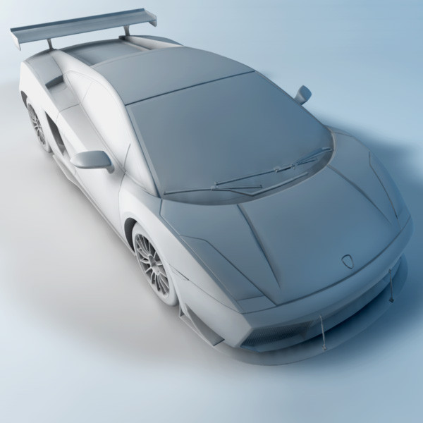 3dsmax lamborghini gallardo superleggera 2008 - Lamborghini Gallardo Superleggera 2008 by TiRex3D