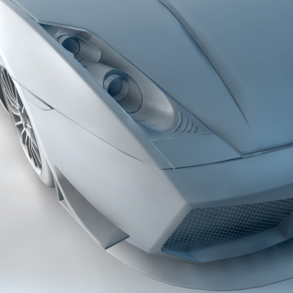 3dsmax lamborghini gallardo superleggera 2008 - Lamborghini Gallardo Superleggera 2008 by TiRex3D