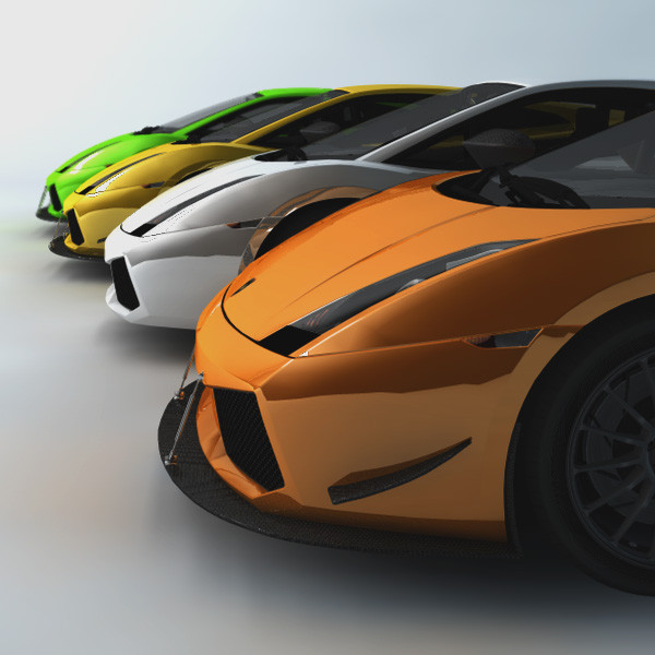 3dsmax lamborghini gallardo superleggera 2008 - Lamborghini Gallardo Superleggera 2008 by TiRex3D