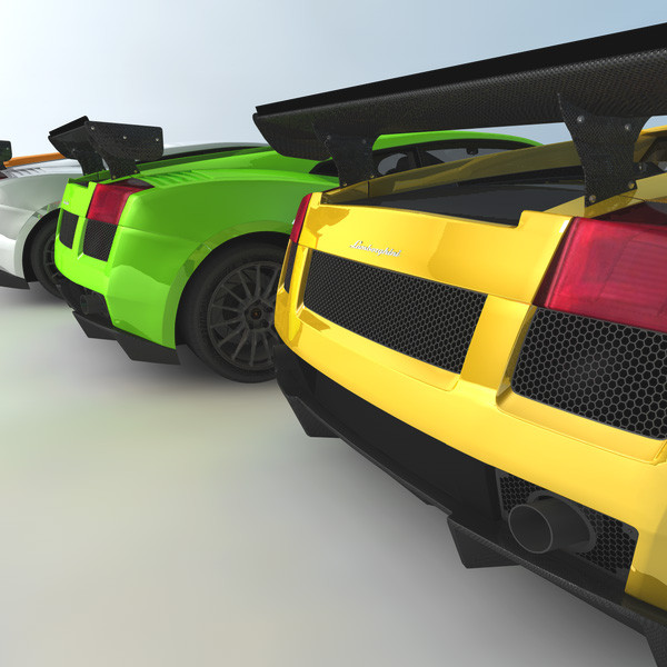 3dsmax lamborghini gallardo superleggera 2008 - Lamborghini Gallardo Superleggera 2008 by TiRex3D