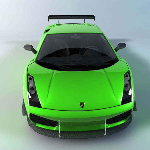 3dsmax lamborghini gallardo superleggera 2008 - Lamborghini Gallardo Superleggera 2008 by TiRex3D