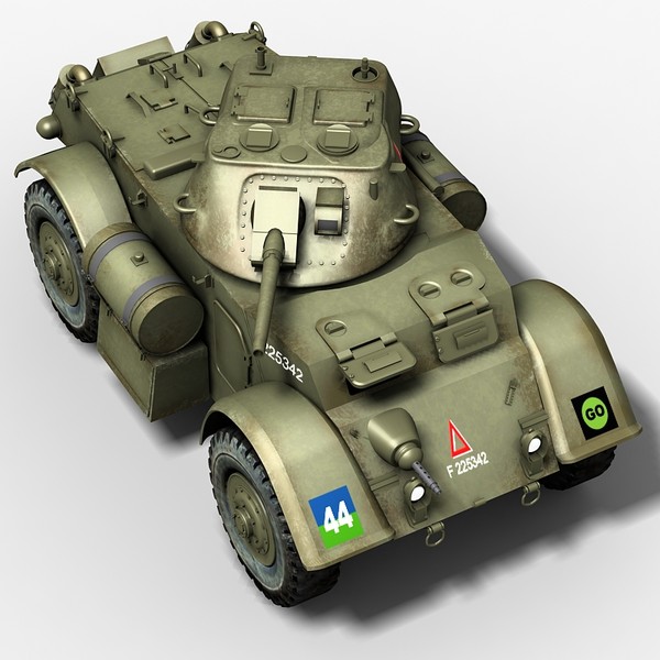 t17 e staghound armored 3d max - T17 E Staghound armored vehicle by Sandu_Bublic