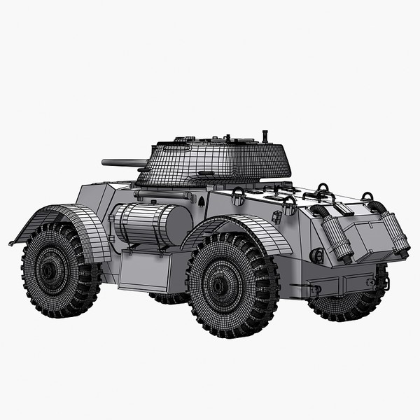 t17 e staghound armored 3d max - T17 E Staghound armored vehicle by Sandu_Bublic
