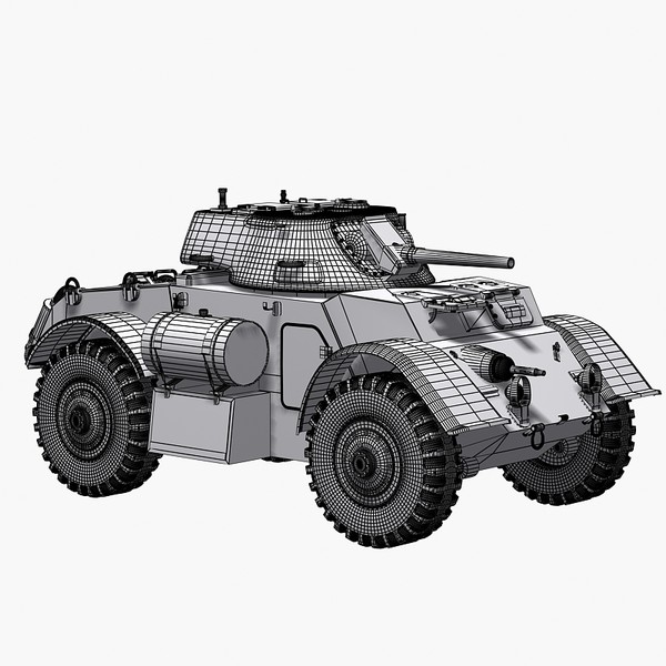 t17 e staghound armored 3d max - T17 E Staghound armored vehicle by Sandu_Bublic