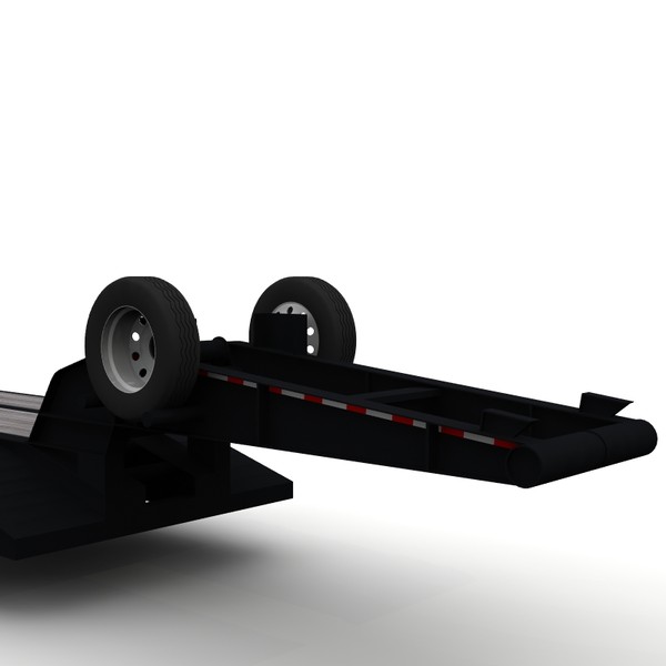 3d flatbed trailer dragon - Dragon T2d-5 oilfiled flatbed trailer by bansheewoj