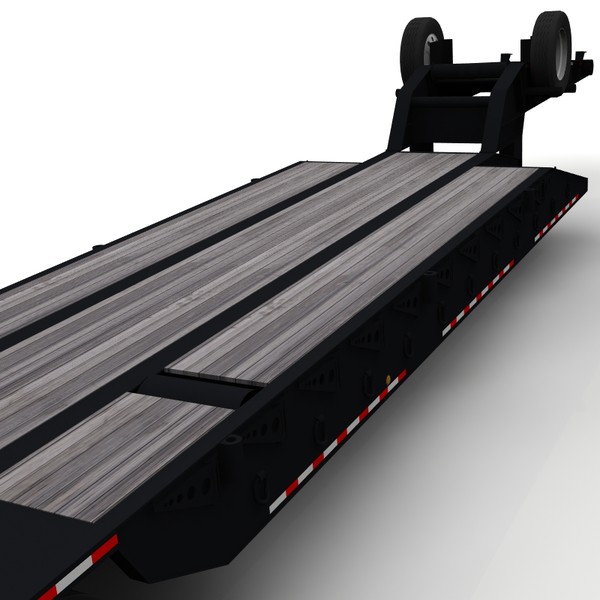 3d flatbed trailer dragon - Dragon T2d-5 oilfiled flatbed trailer by bansheewoj