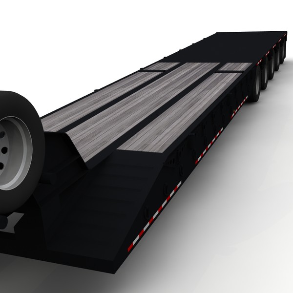 3d flatbed trailer dragon - Dragon T2d-5 oilfiled flatbed trailer by bansheewoj