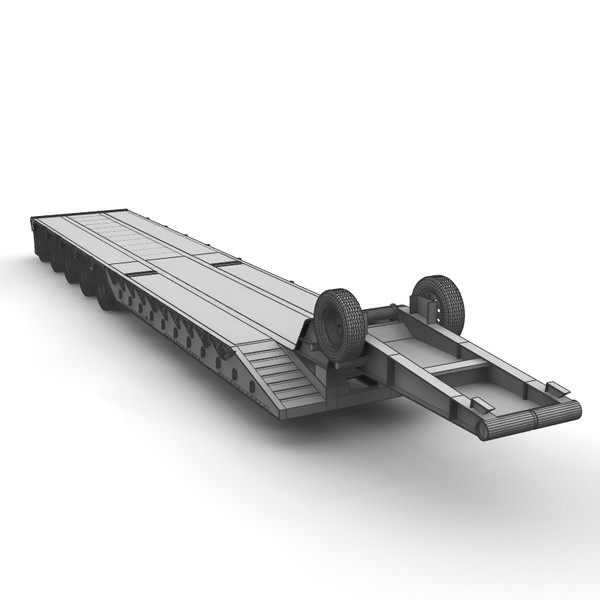 3d flatbed trailer dragon - Dragon T2d-5 oilfiled flatbed trailer by bansheewoj