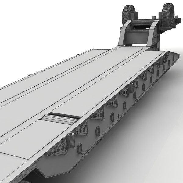 3d flatbed trailer dragon - Dragon T2d-5 oilfiled flatbed trailer by bansheewoj