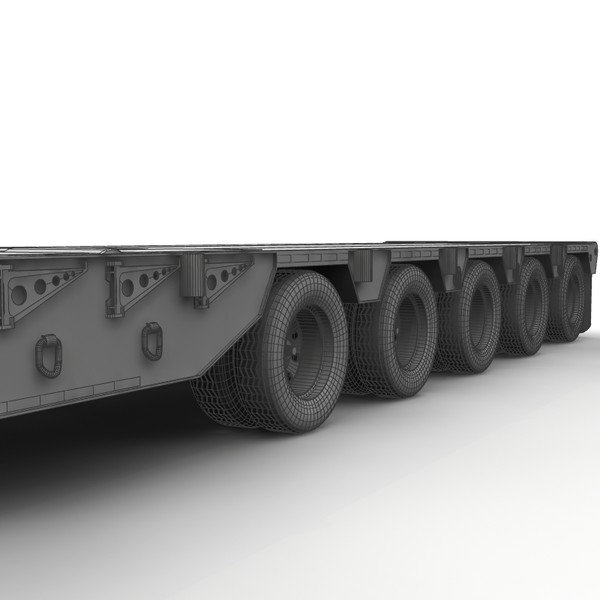 3d flatbed trailer dragon - Dragon T2d-5 oilfiled flatbed trailer by bansheewoj