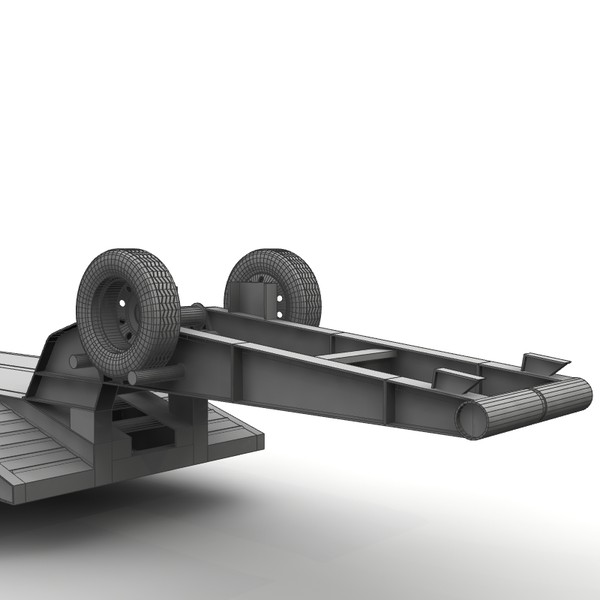 3d flatbed trailer dragon - Dragon T2d-5 oilfiled flatbed trailer by bansheewoj