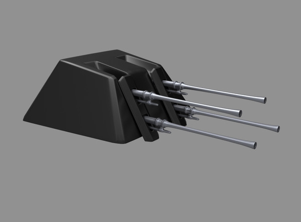 3d gun turret - Bunker by dentonvanzan