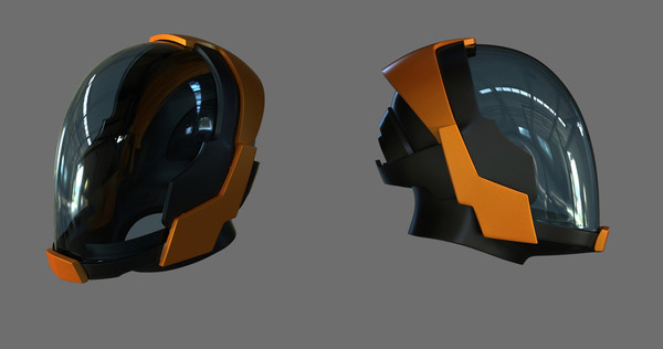 3d max helmet - Helmet Collection by dentonvanzan