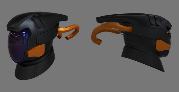 3d max helmet - Helmet Collection by dentonvanzan
