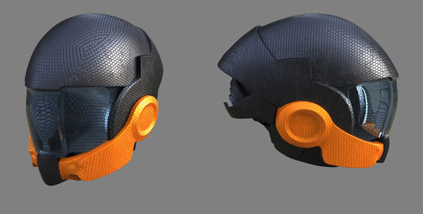 3d max helmet - Helmet Collection by dentonvanzan