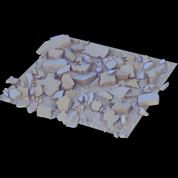 stone debris 3d model - Stone debris... by Sunnncho