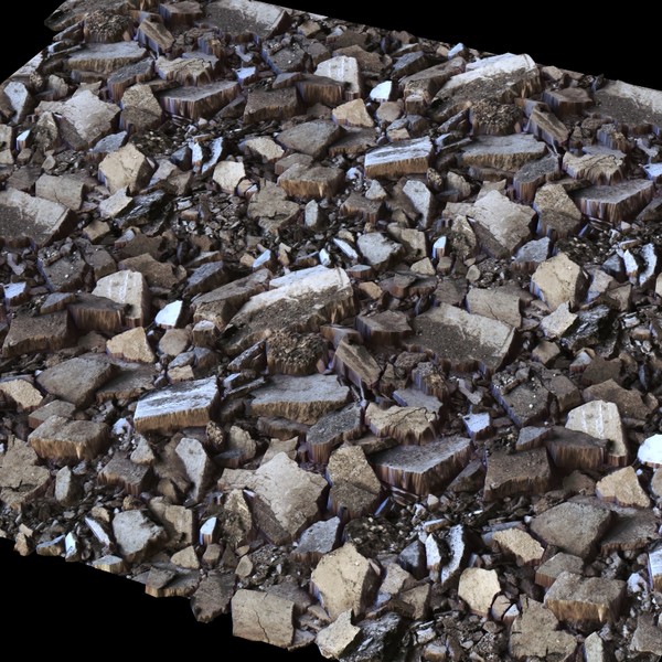 stone debris 3d model - Stone debris... by Sunnncho