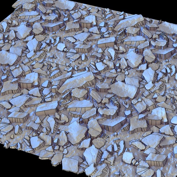 stone debris 3d model - Stone debris... by Sunnncho