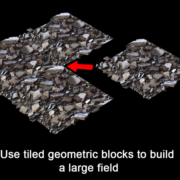 stone debris 3d model - Stone debris... by Sunnncho