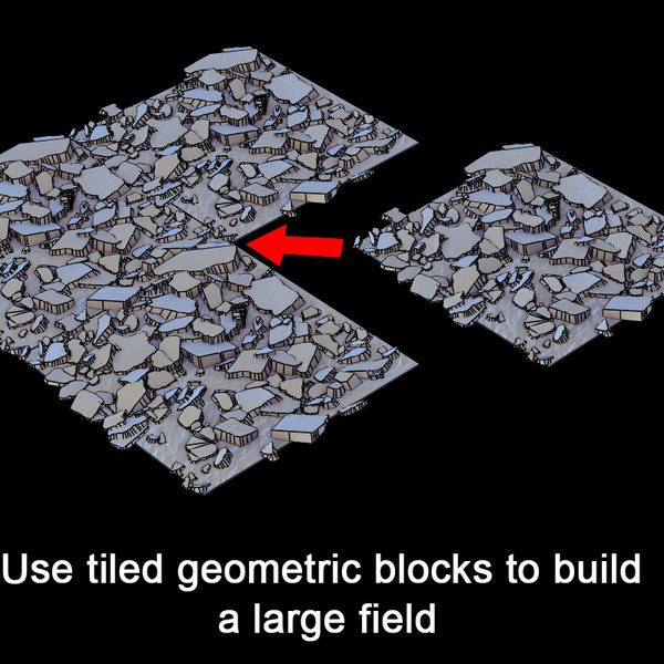 stone debris 3d model - Stone debris... by Sunnncho