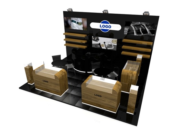 3dsmax accessories stand store - Exhibition Stand by luledesign