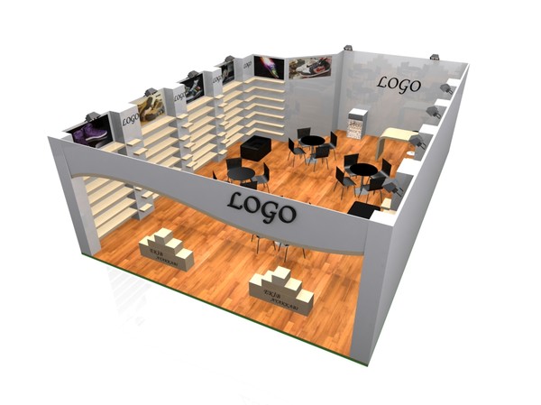 3d shoes stand store - Shoes Stand Store by luledesign