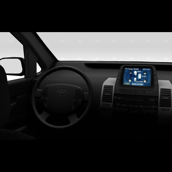 3d toyota prius 6 cars model - 6 Cars - Pack by SamJigga